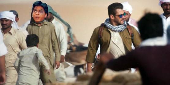 सलमान के फैन्स ने उड़ाया शाहरुख का मजाक, ट्रेंड कर रहा है 'टाइगर'