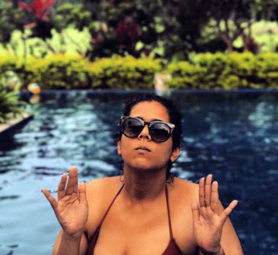 शूटिंग के दौरान ऐसा हुआ कि ब्रा पर 'बढ़ो बहू' ने लिख डाली पोस्ट