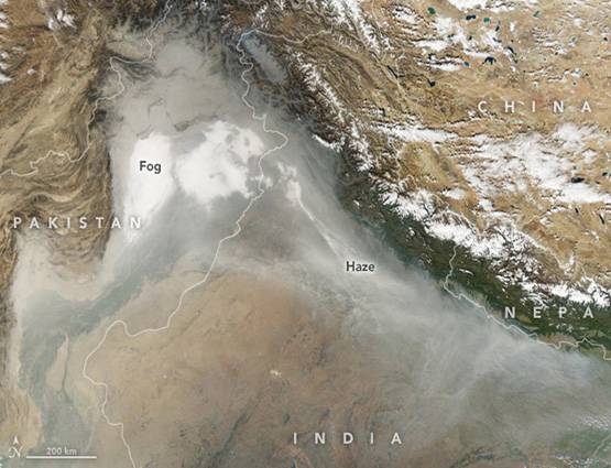 कुवैत से दिल्ली आया स्मॉग, NASA की फोटो से सामने आया सच