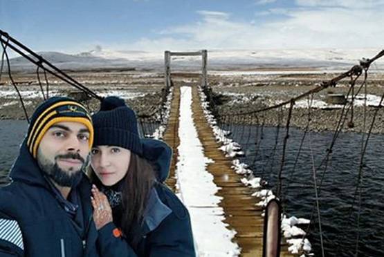 विराट-अनुष्‍का की फोटो से खिलवाड़, ऐसे उड़ाया जा रहा है मजाक