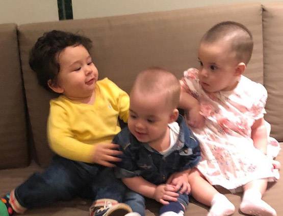 PHOTOS: रानी की बेटी की बर्थडे पार्टी में यश-रूही संग तैमूर की मस्ती