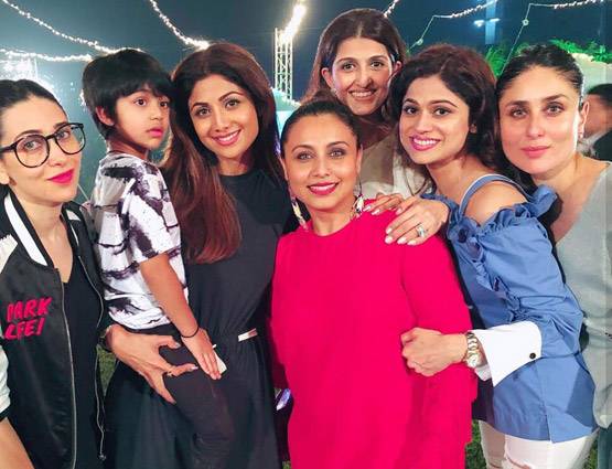 PHOTOS: रानी की बेटी की बर्थडे पार्टी में यश-रूही संग तैमूर की मस्ती