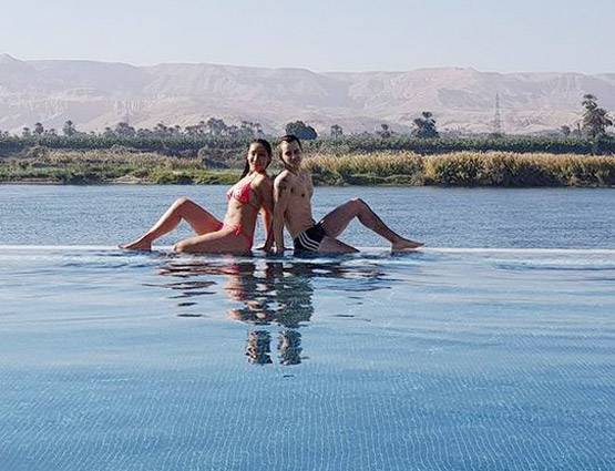 इजिप्ट में हनीमून मना रही हैं सोफिया, शेयर किया बेडरूम VIDEO