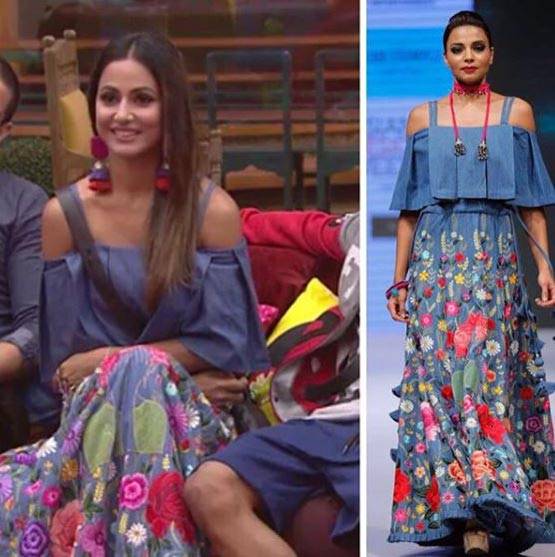 BIGG BOSS: मांगे हुए कपड़े लेकर गई हैं हिना, डिजाइनर का आरोप