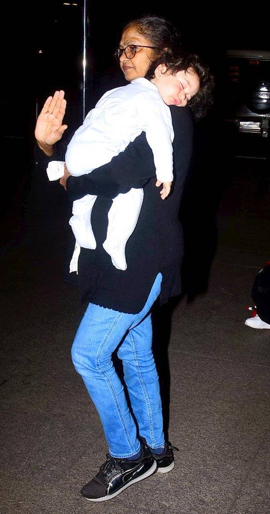 Photo: यूरोप में NEW YEAR मनाने करीना-सैफ और तैमूर हुए रवाना