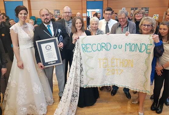 दुनिया का सबसे लंबा शादी का जोड़ा, ढक सकता है माउंट एवरेस्‍ट