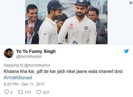 विराट-अनुष्का की शादी से 'फूफा' नाराज, Twitter पर ऐसे उड़ा मजाक