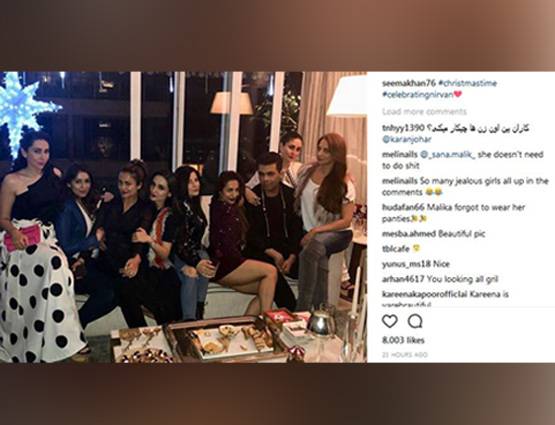 करण के साथ क्रिसमस पार्टी में दिखीं मलाइका, इस वजह से हुईं TROLL