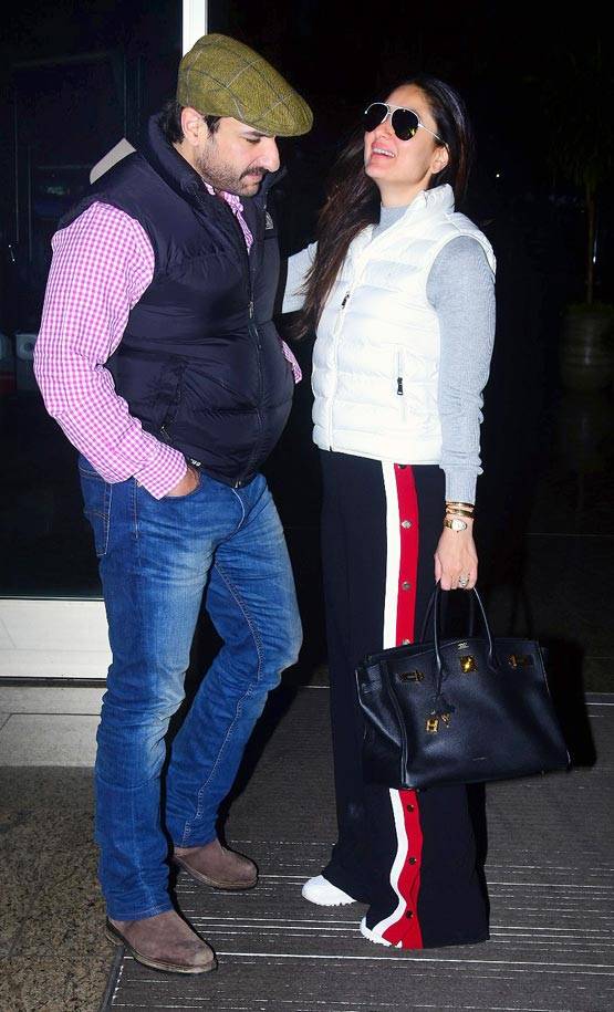 Photo: यूरोप में NEW YEAR मनाने करीना-सैफ और तैमूर हुए रवाना