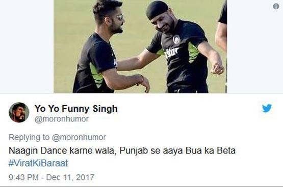 विराट-अनुष्का की शादी से 'फूफा' नाराज, Twitter पर ऐसे उड़ा मजाक