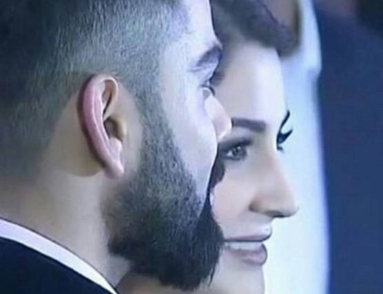 विराट का जबरा श्रीलंकन फैन, रिसेप्शन में कपल के साथ आया नजर