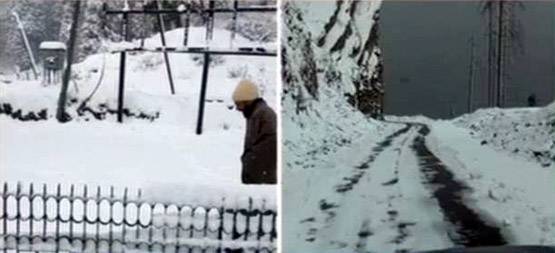 गुलमर्ग में दिलकश नजारा, देखें बर्फबारी की PHOTOS