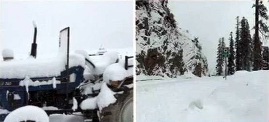 गुलमर्ग में दिलकश नजारा, देखें बर्फबारी की PHOTOS