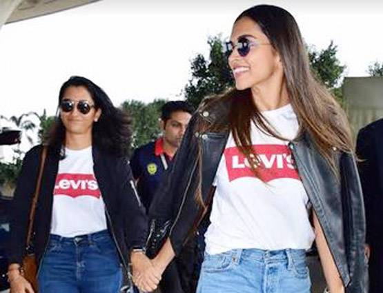 Trend Alert: एयरपोर्ट पर बहन के साथ एक जैसे कपड़े पहने पहुंची दीपिका