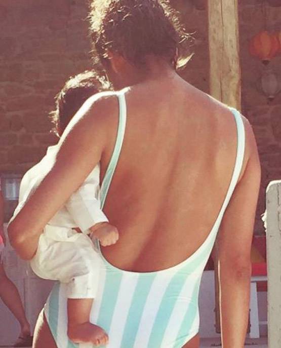 लीजा हेडन ने शेयर की बेटे की फोटो, फिर छि‍पाया चेहरा