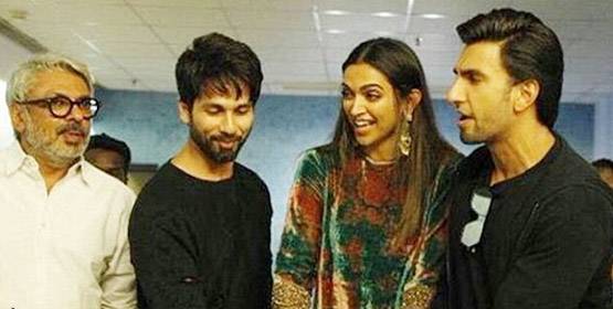 पद्मावत की सक्सेस पार्टी, पहली बार साथ दिखे रणवीर-दीपिका-शाहिद