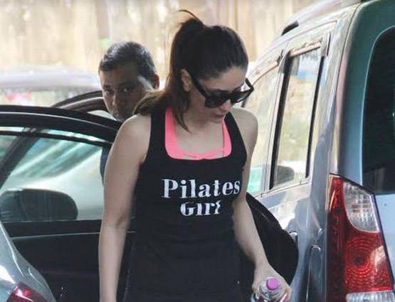 करीना ने बताया फिटनेस का राज, जिम के बाहर इस अंदाज में आईं नजर