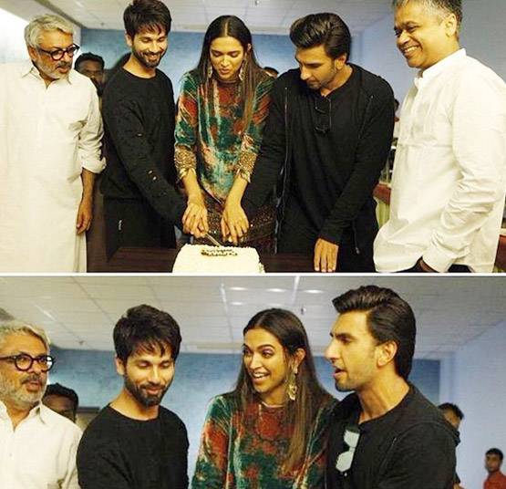 पद्मावत की सक्सेस पार्टी, पहली बार साथ दिखे रणवीर-दीपिका-शाहिद