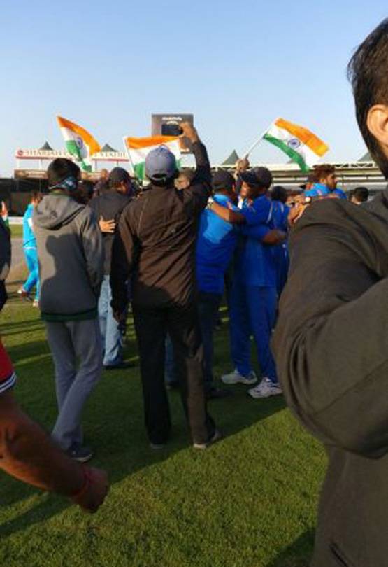 Blind क्रिकेट वर्ल्‍ड कप: पाक को हरा भारत ने जीता कप, ऐसे मना जश्‍न
