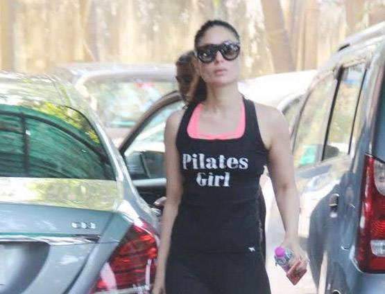 करीना ने बताया फिटनेस का राज, जिम के बाहर इस अंदाज में आईं नजर