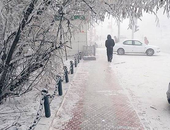 माइनस 60 डिग्री तापमान: टूटा थर्मामीटर, पलकों पर जमी बर्फ