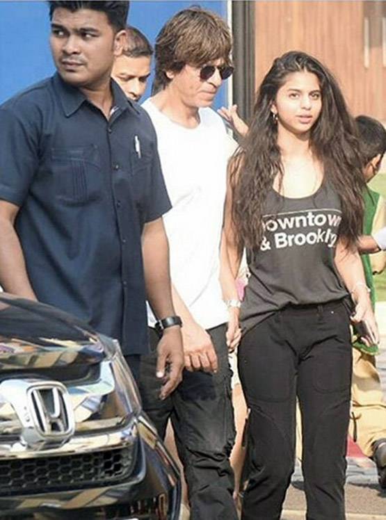 शाहरुख खान के साथ दिखा सुहाना का कूल अंदाज, देखें PHOTOS