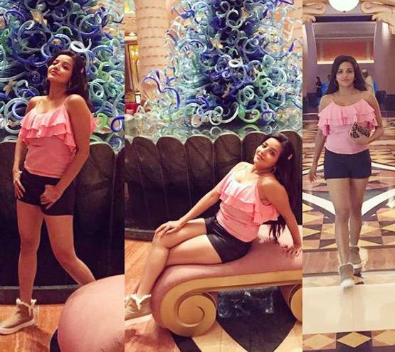 हनीमून पर है ये टॉप भोजपुरी एक्ट्रेस, शेयर की बिकिनी तस्वीरें