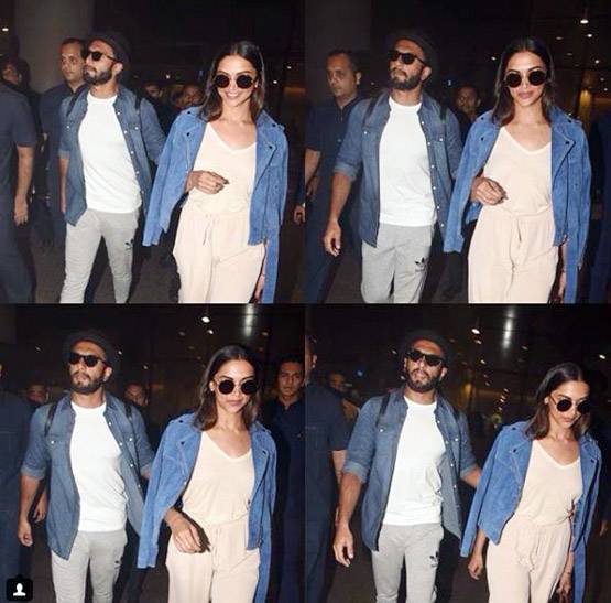 न्यू ईयर साथ मनाकर मुंबई लौटे लवबर्ड रणवीर-दीपिका