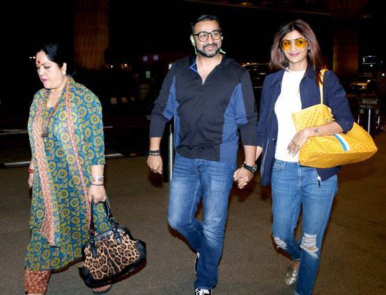 ठंड से बचने के लिए शिल्‍पा ने पहनी मेटालिक साड़ी? जानें कीमत