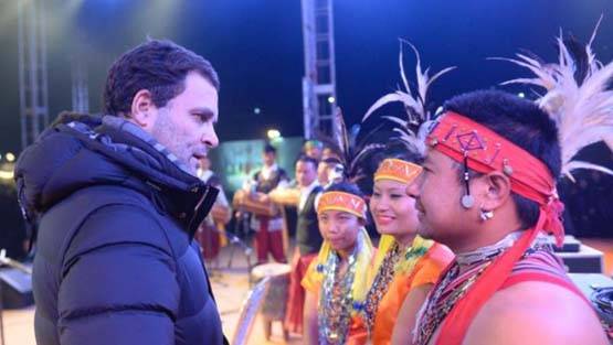 'रॉकस्टार राहुल', मेघालय दौरे पर कांग्रेस अध्यक्ष का अलग अंदाज