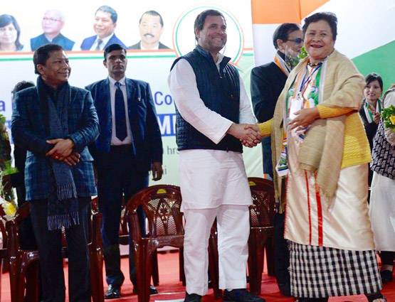 'रॉकस्टार राहुल', मेघालय दौरे पर कांग्रेस अध्यक्ष का अलग अंदाज