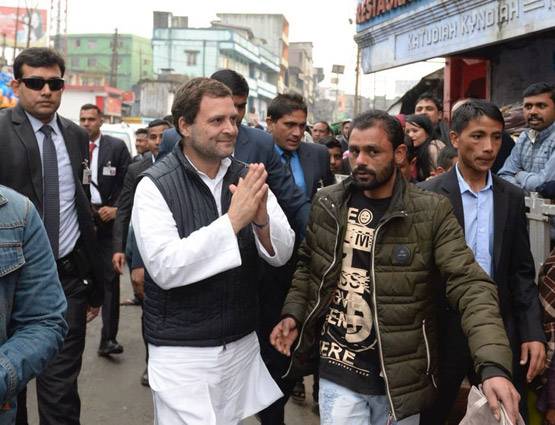 'रॉकस्टार राहुल', मेघालय दौरे पर कांग्रेस अध्यक्ष का अलग अंदाज