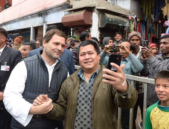 'रॉकस्टार राहुल', मेघालय दौरे पर कांग्रेस अध्यक्ष का अलग अंदाज