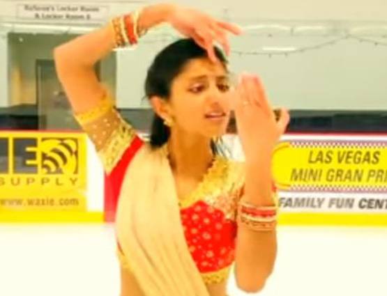 घूमर गाने पर अमेरिका में 'आइस डांस', वायरल हुआ VIDEO