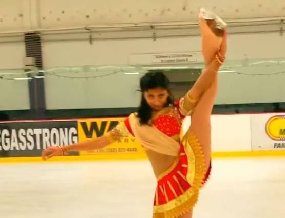घूमर गाने पर अमेरिका में 'आइस डांस', वायरल हुआ VIDEO