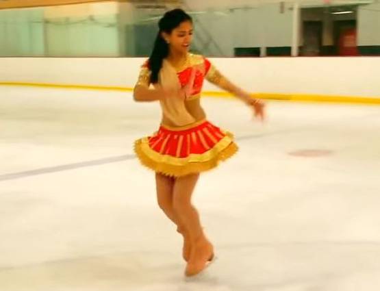 घूमर गाने पर अमेरिका में 'आइस डांस', वायरल हुआ VIDEO