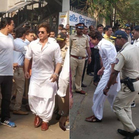 सफेद फूलों से सजे ट्रक में श्रीदेवी की अंतिम यात्रा, शाहरुख भी पहुंचे