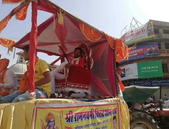 हत्यारे को हीरो बना रहा हिंदू संगठन, रामनवमी पर निकाली झांकी