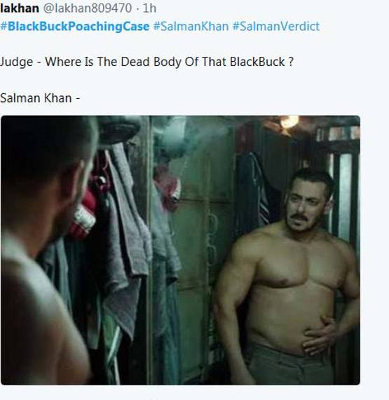 सलमान खान की सजा के बाद सोशल मीडिया में चले ये टॉप-5 जोक्स