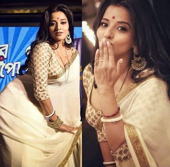 'झूमा भाभी' के रोल में ये बिग बॉस कंटेस्टेंट, साड़ी लुक हो रहा वायरल