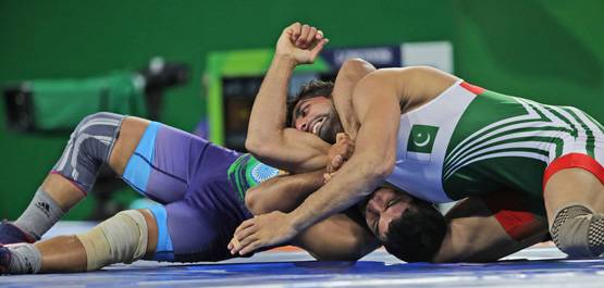 चंद सेकंड में ऐसे चित हुआ अफ्रीकी रेसलर, सोना जीत सूरमा बने सुशील