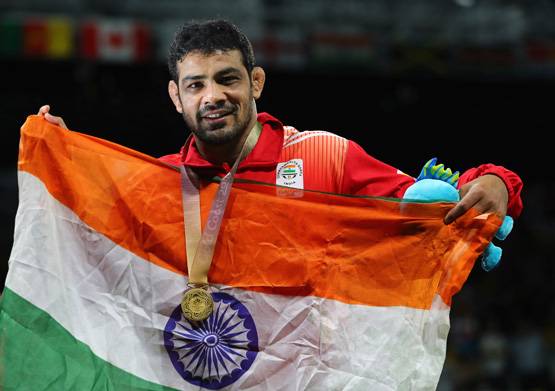 चंद सेकंड में ऐसे चित हुआ अफ्रीकी रेसलर, सोना जीत सूरमा बने सुशील