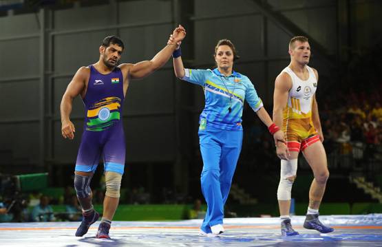 चंद सेकंड में ऐसे चित हुआ अफ्रीकी रेसलर, सोना जीत सूरमा बने सुशील