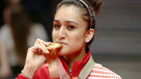 PHOTOS: मॉडल बनना चाहती थी मनिका, अब हैं भारत की गोल्डन गर्ल