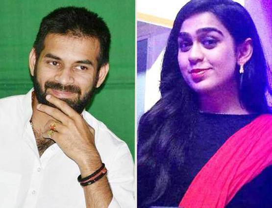 ऐश्वर्या के चेहरे पर नज़ाकत, सगाई में नर्वस दिखे तेजप्रताप