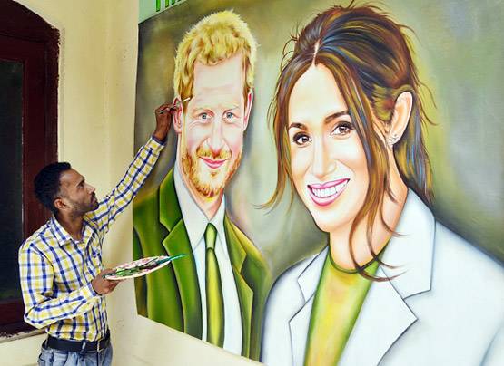 पंजाब के आर्टिस्ट ने रॉयल कपल प्रिंस हैरी-मेगन को दिया ये तोहफा