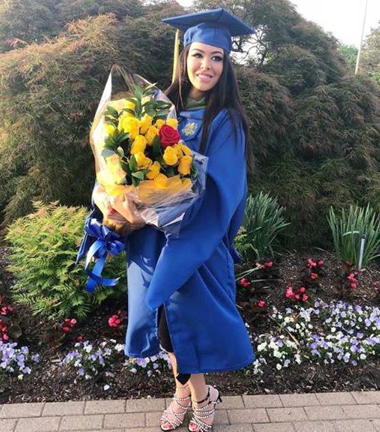 'मास्टर' हुईं संजय दत्त की बेटी, शेयर की डिग्री केक की ये फोटो