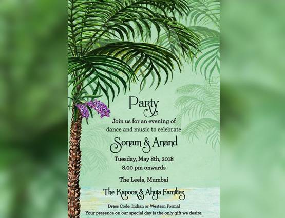 सोनम कपूर की शादी का कार्ड वायरल, देखें तस्वीरें