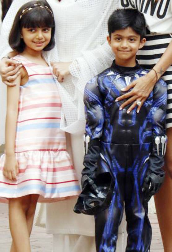 शि‍ल्पा शेट्टी के बेटे की B'day पार्टी में ऐश संग पहुंची आराध्या