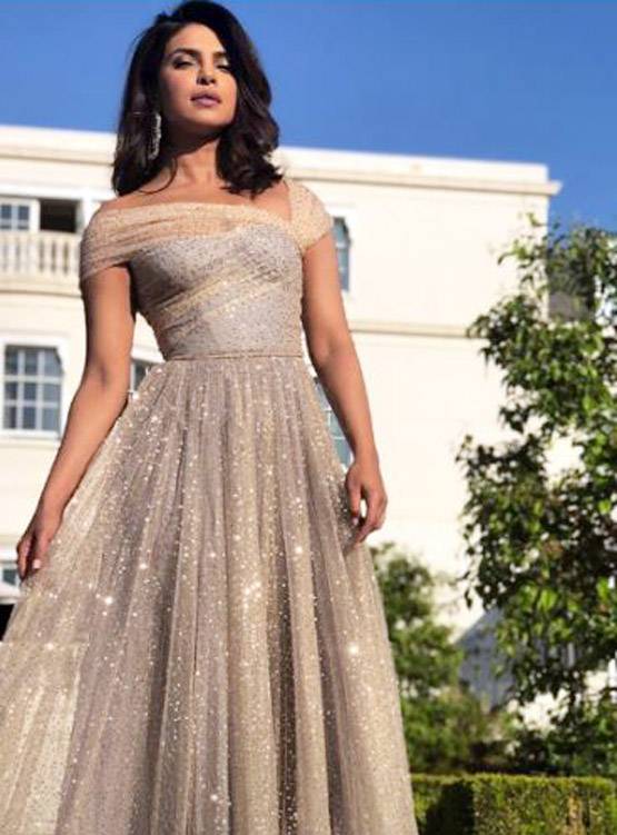 प्रिंस हैरी-मेगन की रॉयल रिसेप्शन में प्रियंका का प्रिंसेस लुक